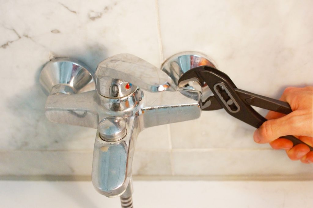 plumber working